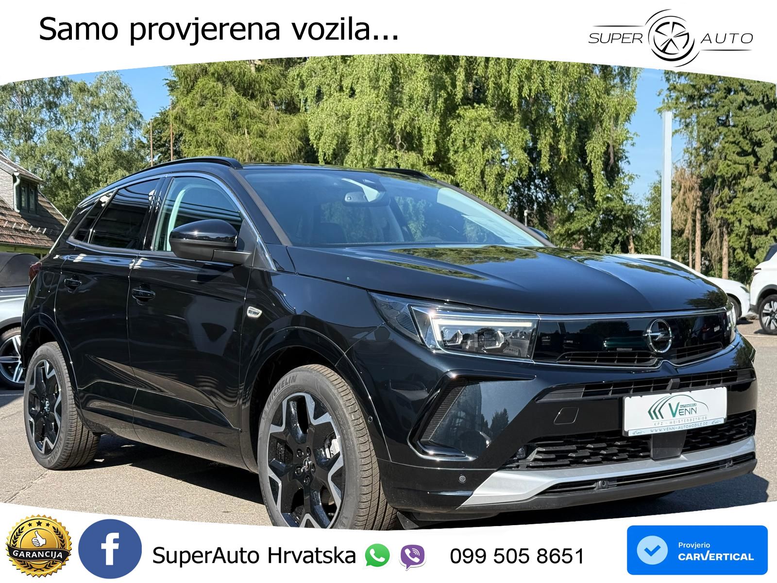 Opel Grandland 1.2i Turbo (130 KS) Automatic Ultimate MATRIX+GR SJED+KAM