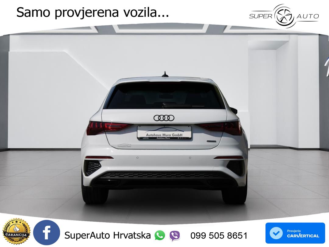 Audi A3 40 TFSI (190 KS) quattro S tronic S line MATRIX+GR SJED+KAM