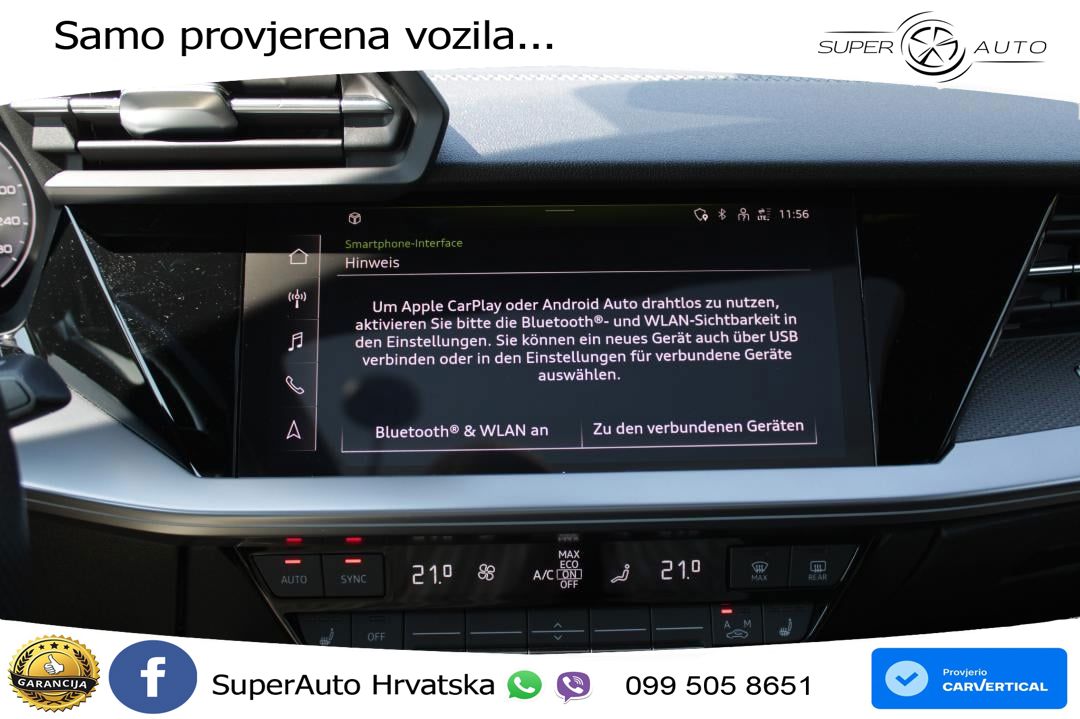 Audi A3 40 TFSI (190 KS) quattro S tronic S line MATRIX+GR SJED+KAM