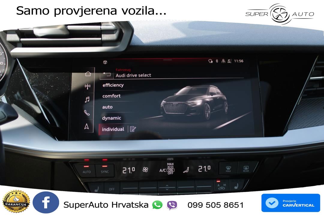 Audi A3 40 TFSI (190 KS) quattro S tronic S line MATRIX+GR SJED+KAM