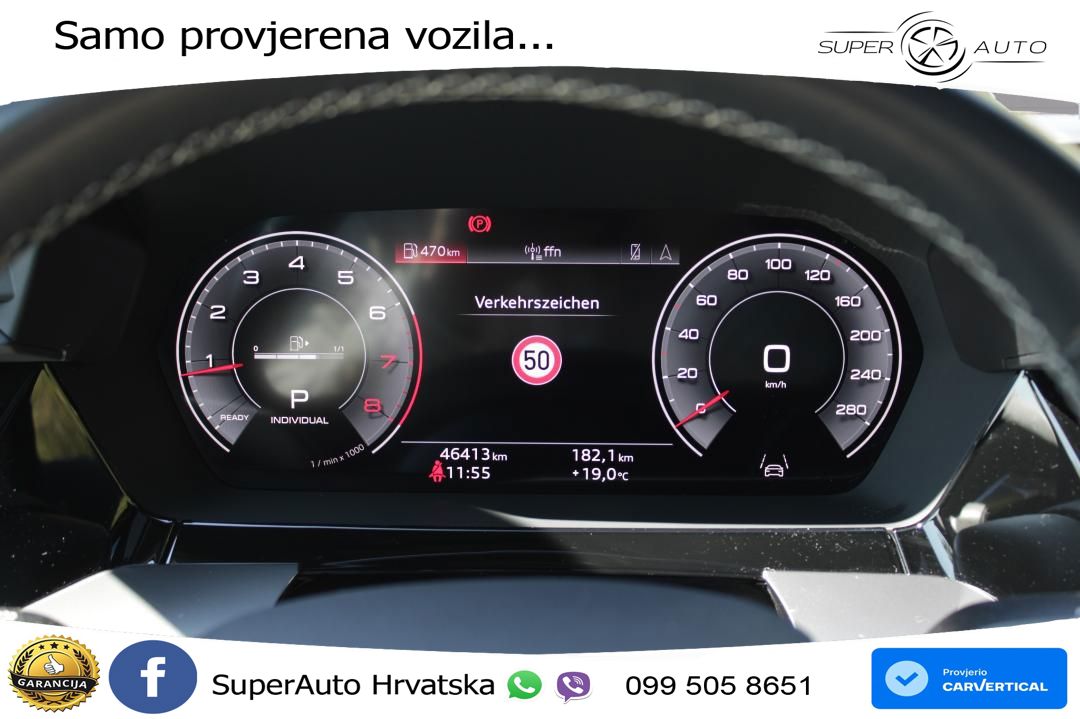 Audi A3 40 TFSI (190 KS) quattro S tronic S line MATRIX+GR SJED+KAM