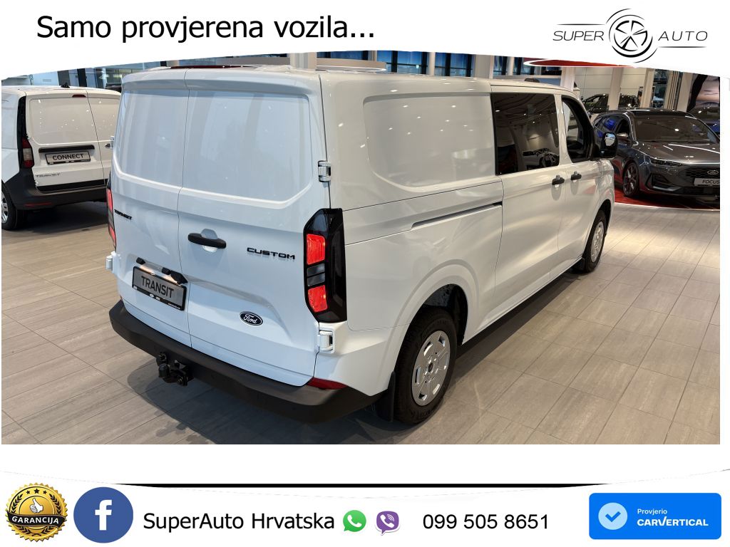 Ford Transit Custom 320 L2H1 DOKA Doppelkabine 136 KS