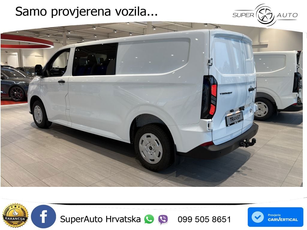 Ford Transit Custom 320 L2H1 DOKA Doppelkabine 136 KS