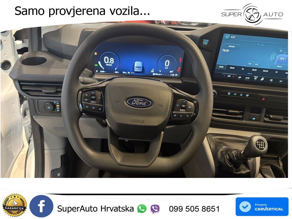 Ford Transit Custom 320 L2H1 DOKA Doppelkabine 136 KS