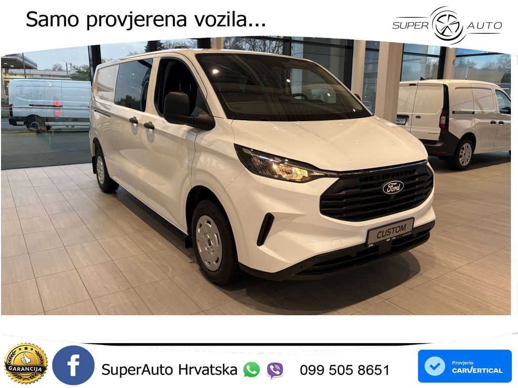 Ford Transit Custom 320 L2H1 DOKA Doppelkabine 136 KS