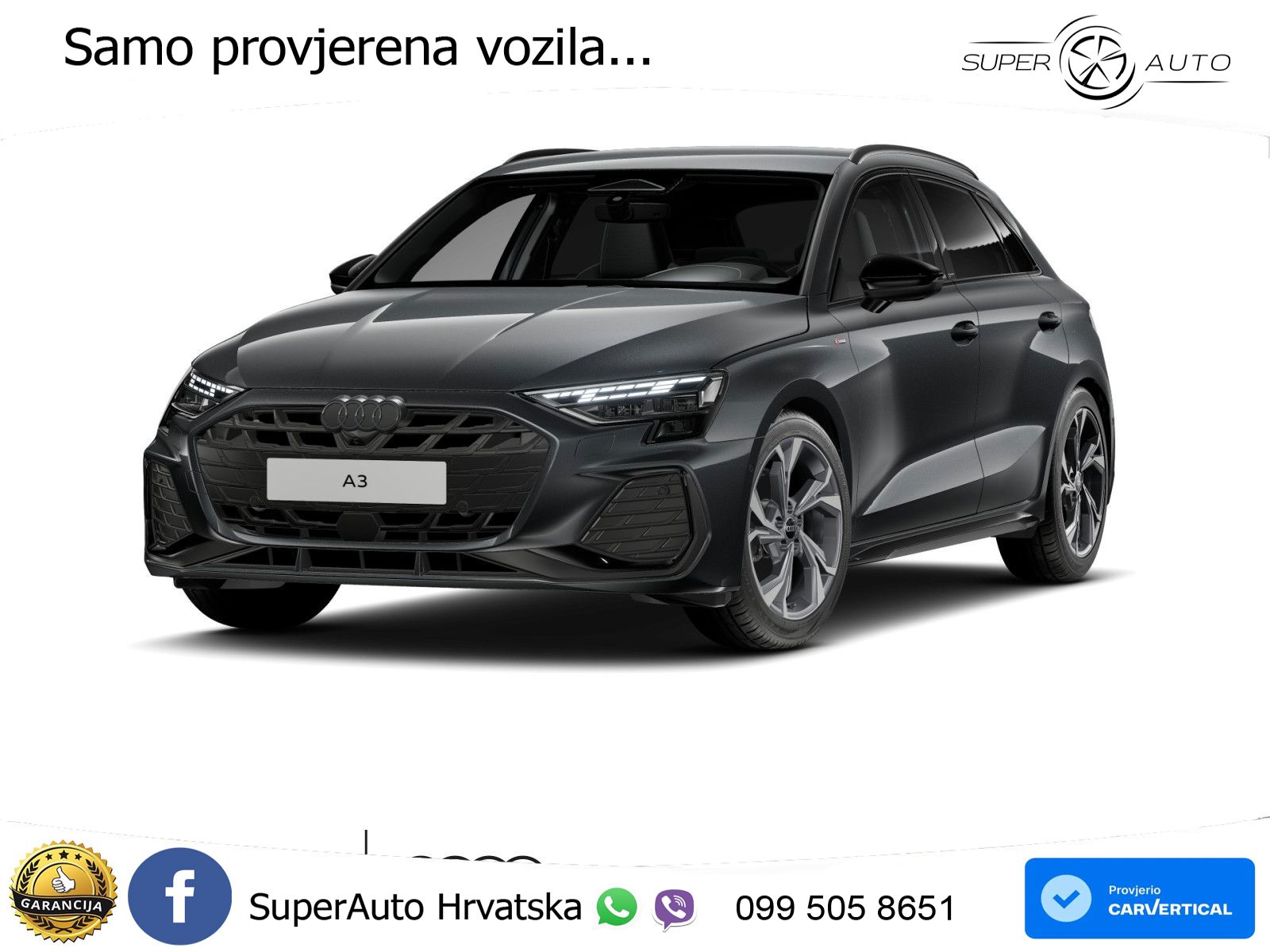 Audi A3 35 TFSI (150 KS) S tronic S line LED+GR SJED+ACC