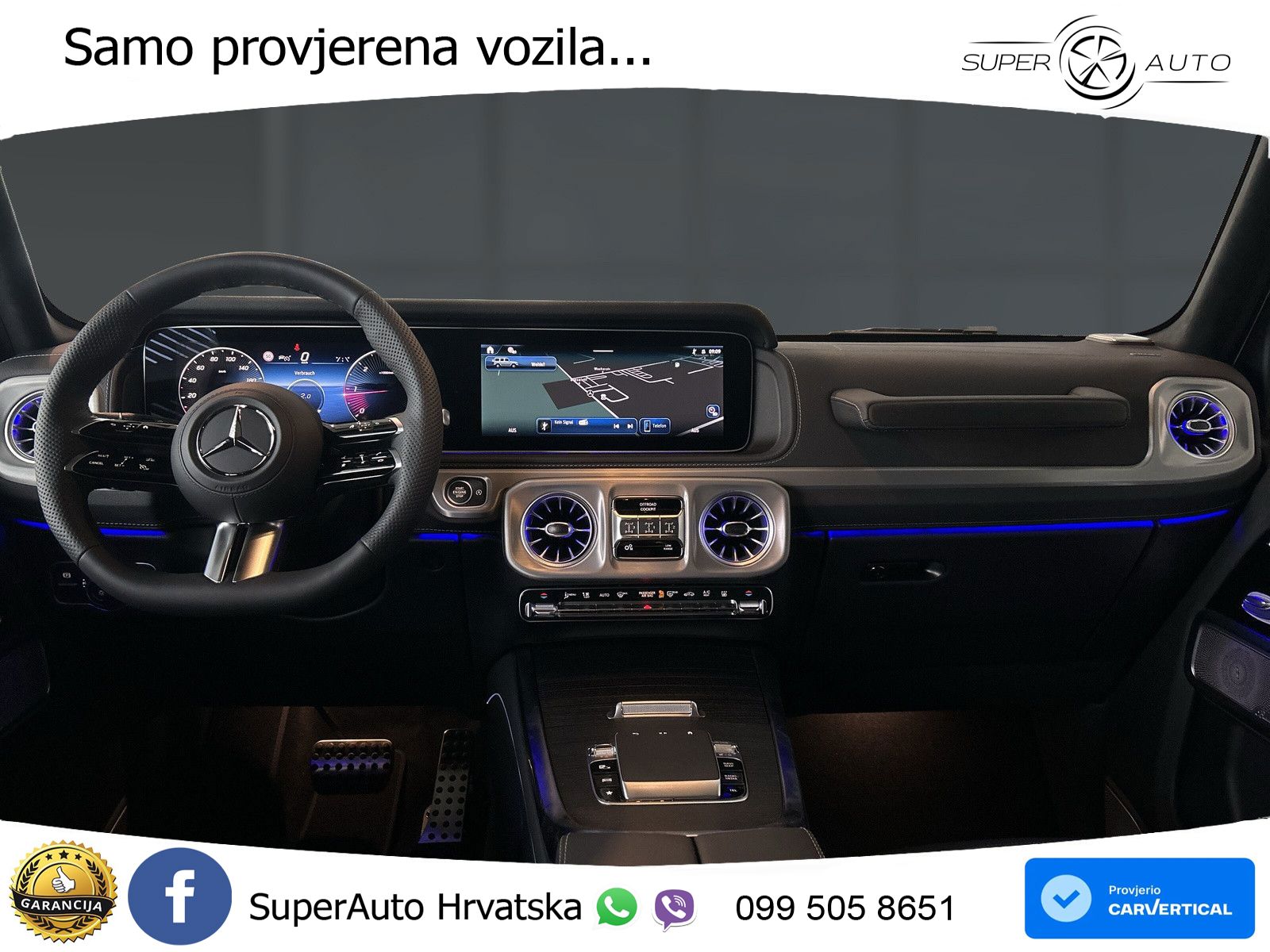 Mercedes G 450d Long (367 KS) 4MATIC 9G-TRONIC AMG LED+GR SJED+ACC