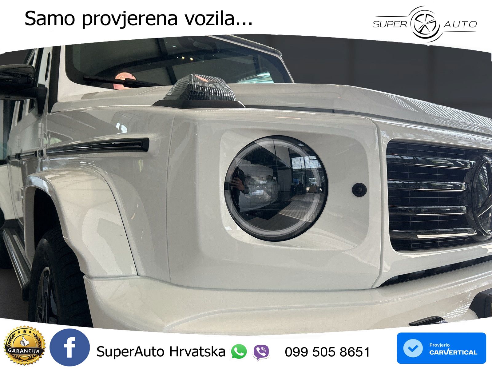 Mercedes G 450d Long (367 KS) 4MATIC 9G-TRONIC AMG LED+GR SJED+ACC