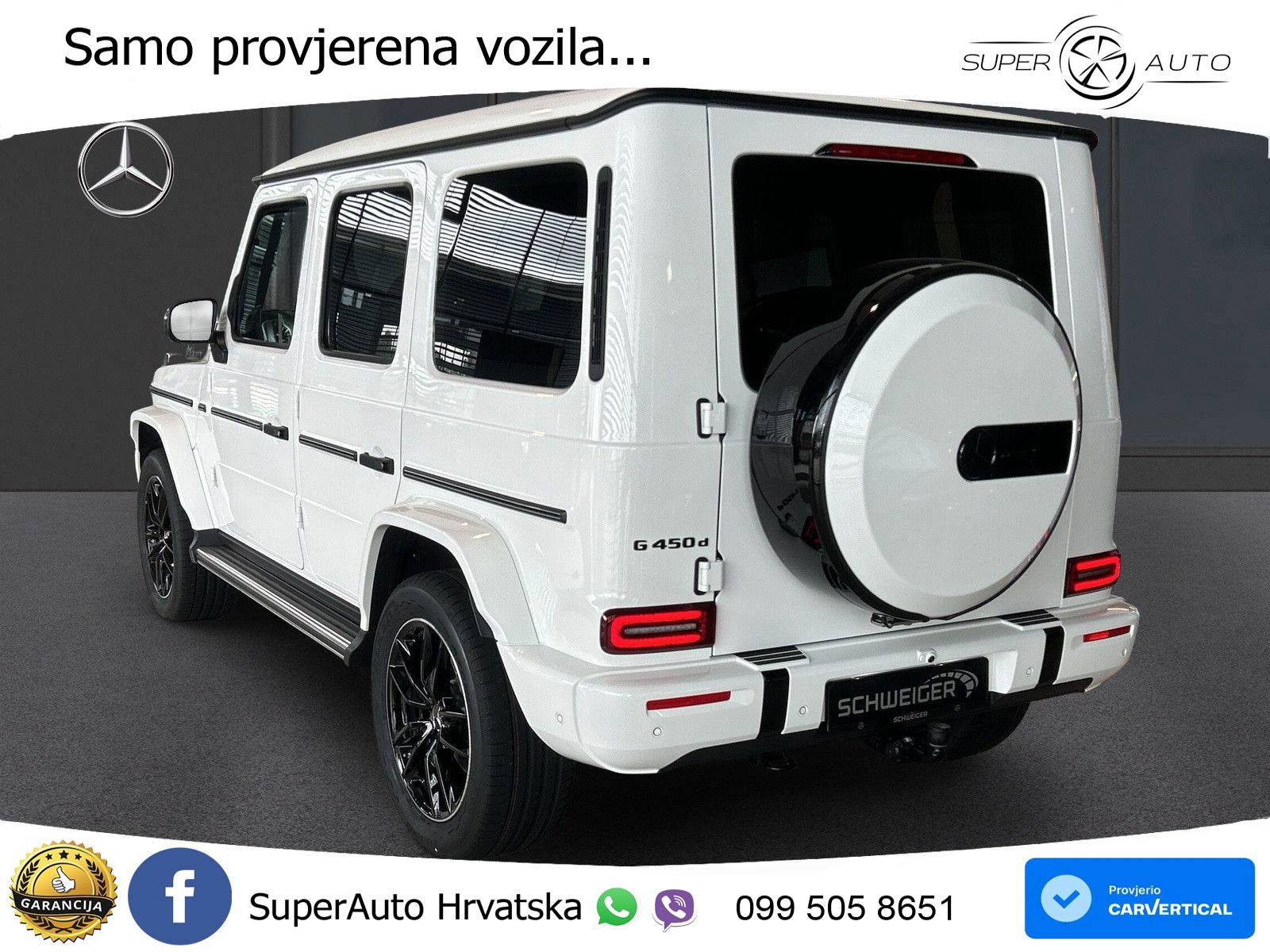 Mercedes G 450d Long (367 KS) 4MATIC 9G-TRONIC AMG LED+GR SJED+ACC