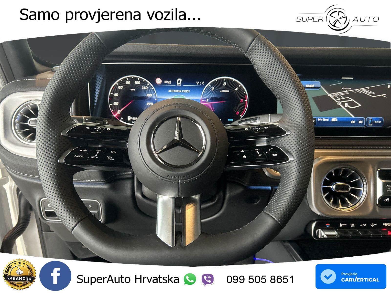 Mercedes G 450d Long (367 KS) 4MATIC 9G-TRONIC AMG LED+GR SJED+ACC