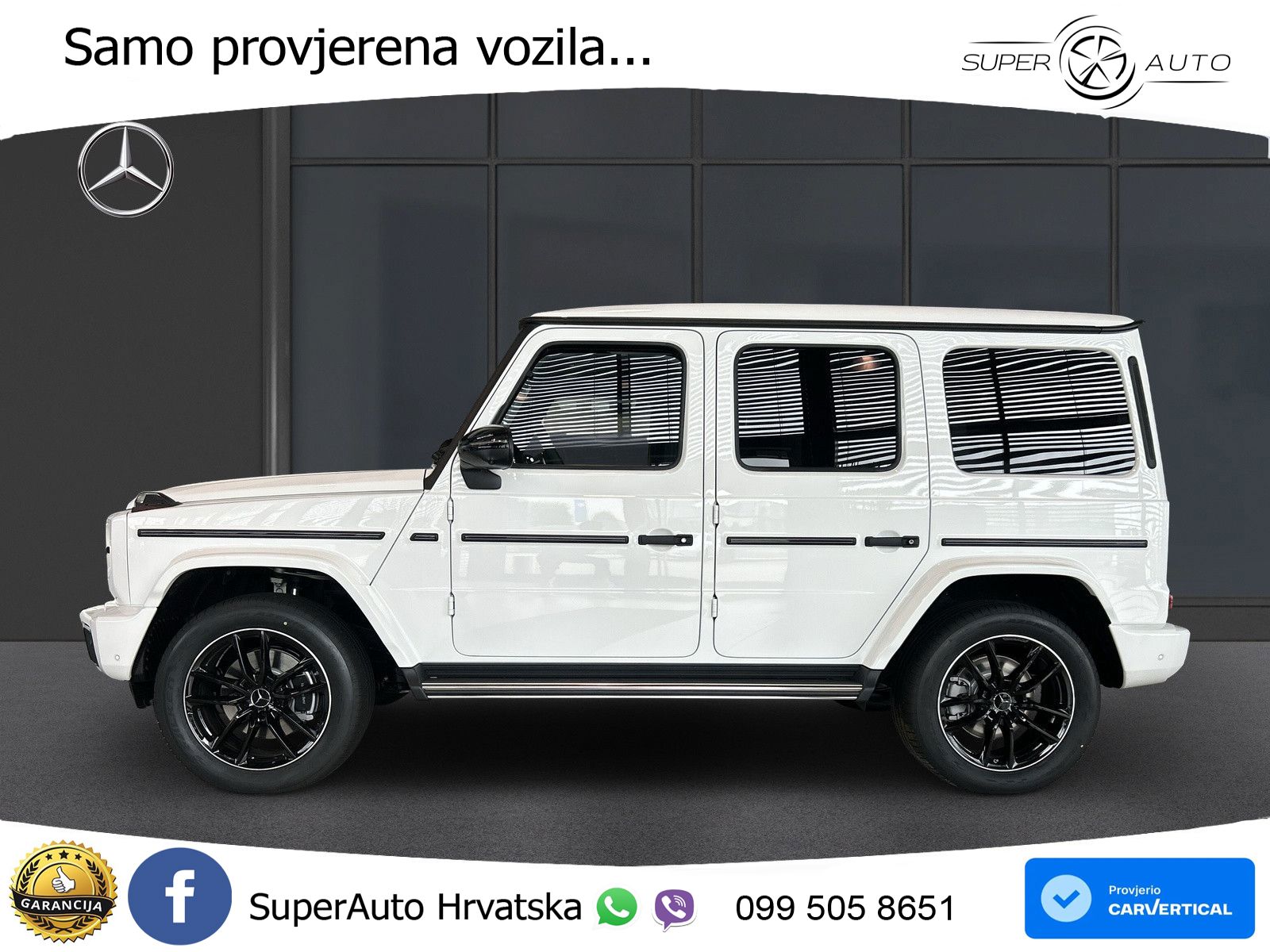 Mercedes G 450d Long (367 KS) 4MATIC 9G-TRONIC AMG LED+GR SJED+ACC