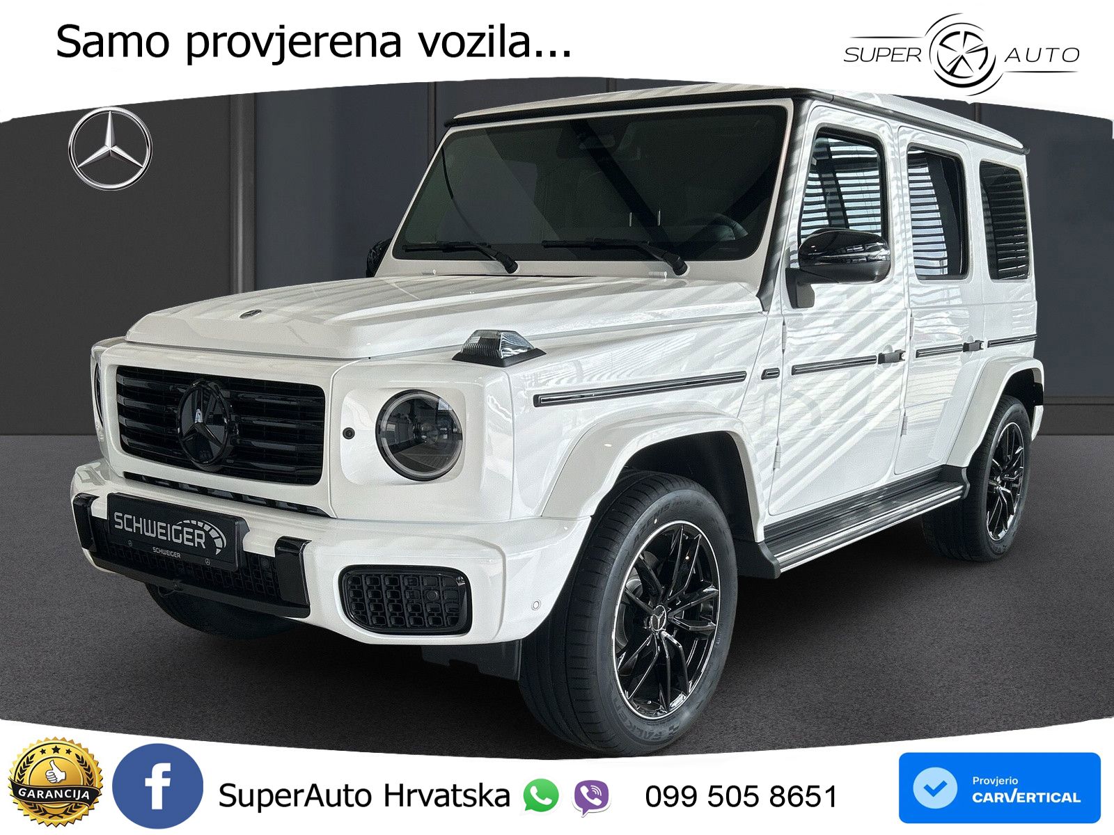 Mercedes G 450d Long (367 KS) 4MATIC 9G-TRONIC AMG LED+GR SJED+ACC