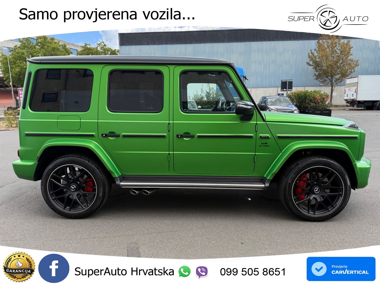 Mercedes AMG G 63 Long V8 (585 KS) 4MATIC 9G-TRONIC AMG SPEEDSHIFT TCT Manufaktur ZRAČNI+ACC+4xGR SJED+360