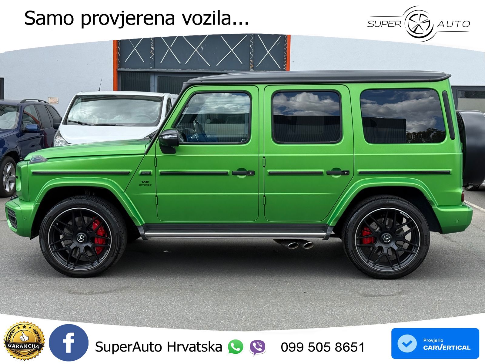 Mercedes AMG G 63 Long V8 (585 KS) 4MATIC 9G-TRONIC AMG SPEEDSHIFT TCT Manufaktur ZRAČNI+ACC+4xGR SJED+360