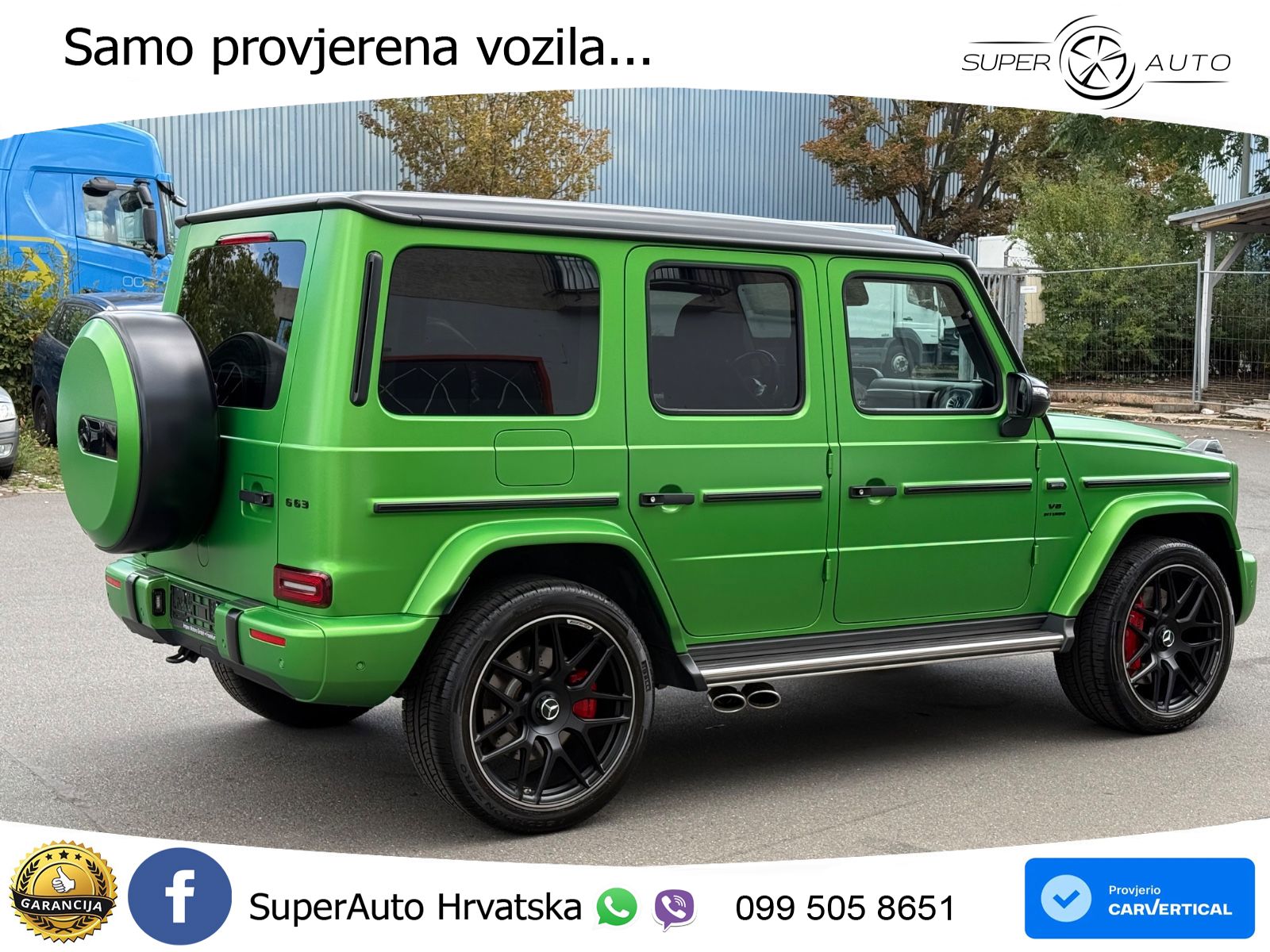 Mercedes AMG G 63 Long V8 (585 KS) 4MATIC 9G-TRONIC AMG SPEEDSHIFT TCT Manufaktur ZRAČNI+ACC+4xGR SJED+360