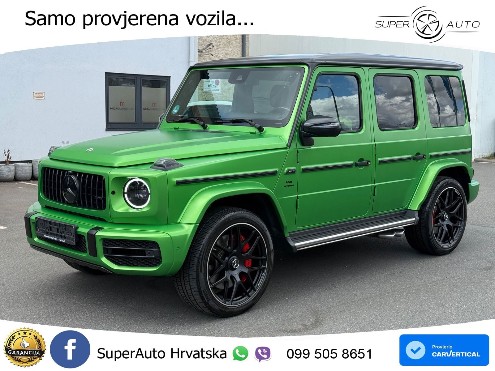 Mercedes AMG G 63 Long V8 (585 KS) 4MATIC 9G-TRONIC AMG SPEEDSHIFT TCT Manufaktur ZRAČNI+ACC+4xGR SJED+360