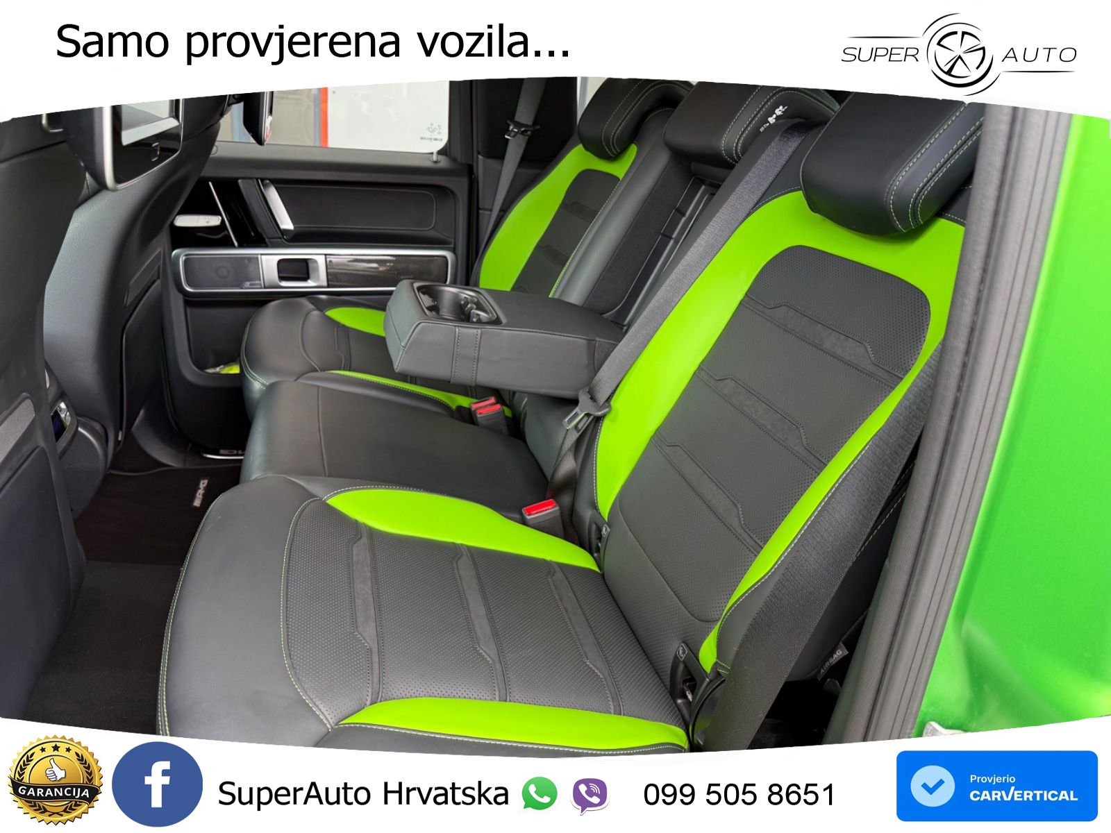 Mercedes AMG G 63 Long V8 (585 KS) 4MATIC 9G-TRONIC AMG SPEEDSHIFT TCT Manufaktur ZRAČNI+ACC+4xGR SJED+360