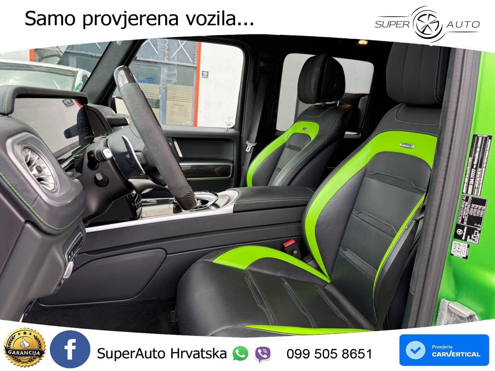 Mercedes AMG G 63 Long V8 (585 KS) 4MATIC 9G-TRONIC AMG SPEEDSHIFT TCT Manufaktur ZRAČNI+ACC+4xGR SJED+360