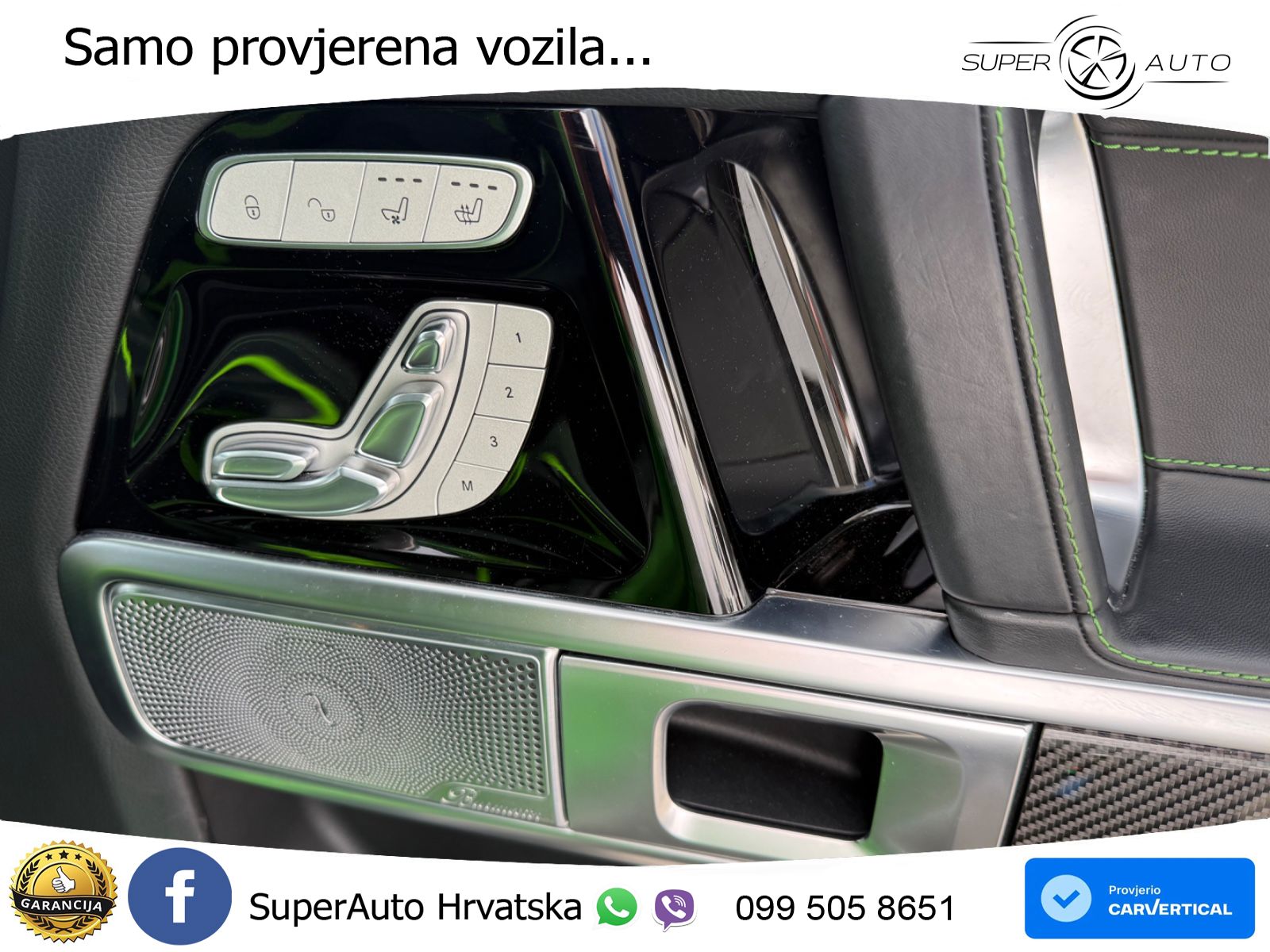 Mercedes AMG G 63 Long V8 (585 KS) 4MATIC 9G-TRONIC AMG SPEEDSHIFT TCT Manufaktur ZRAČNI+ACC+4xGR SJED+360