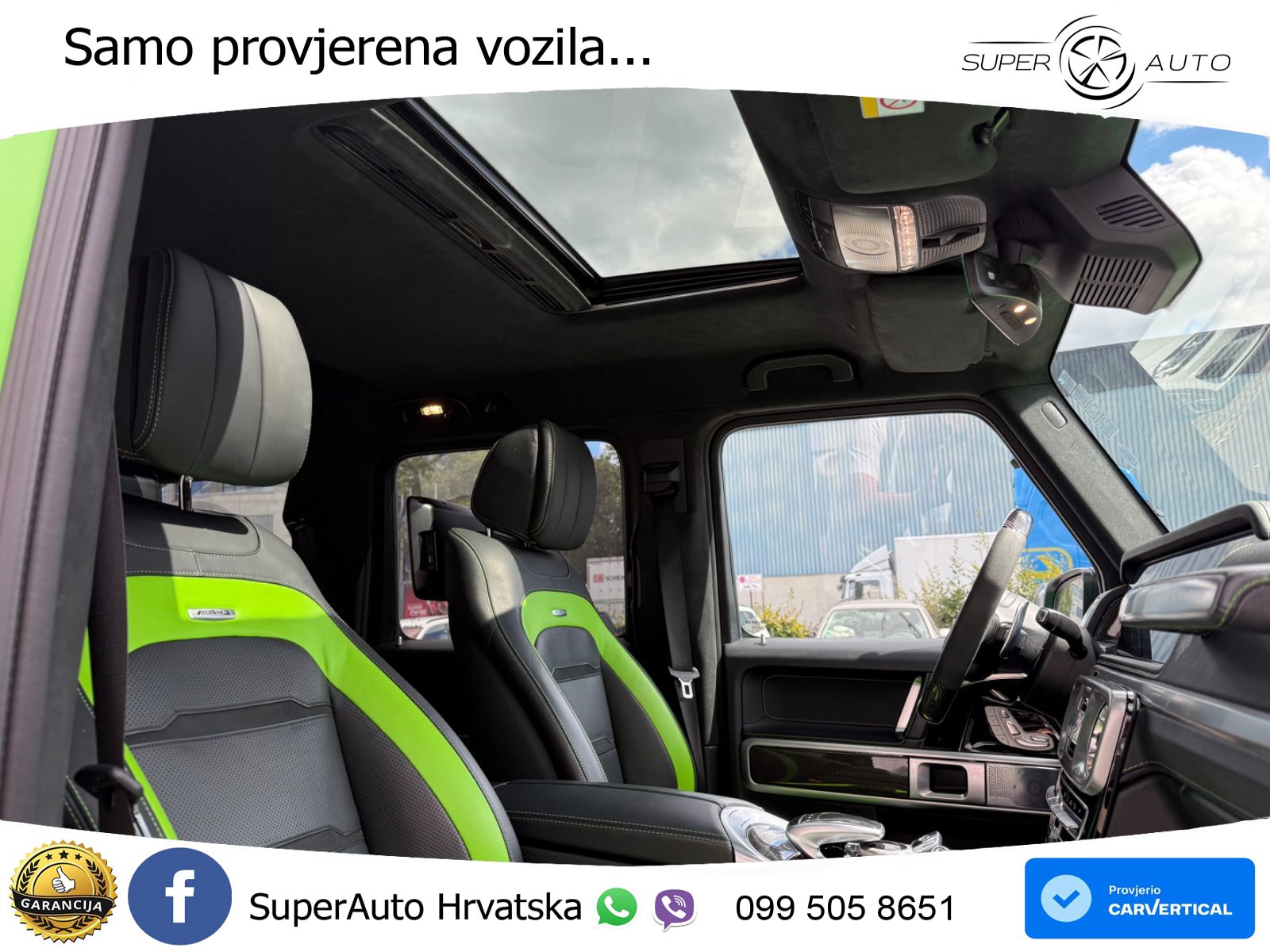 Mercedes AMG G 63 Long V8 (585 KS) 4MATIC 9G-TRONIC AMG SPEEDSHIFT TCT Manufaktur ZRAČNI+ACC+4xGR SJED+360