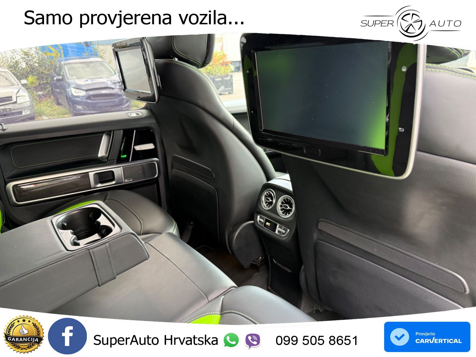 Mercedes AMG G 63 Long V8 (585 KS) 4MATIC 9G-TRONIC AMG SPEEDSHIFT TCT Manufaktur ZRAČNI+ACC+4xGR SJED+360