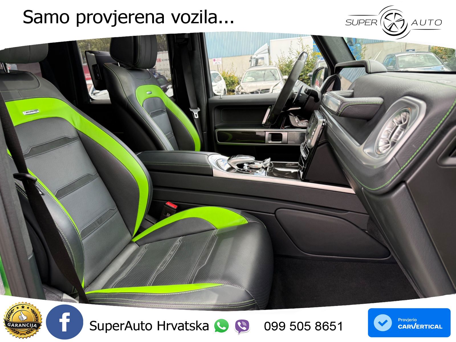 Mercedes AMG G 63 Long V8 (585 KS) 4MATIC 9G-TRONIC AMG SPEEDSHIFT TCT Manufaktur ZRAČNI+ACC+4xGR SJED+360