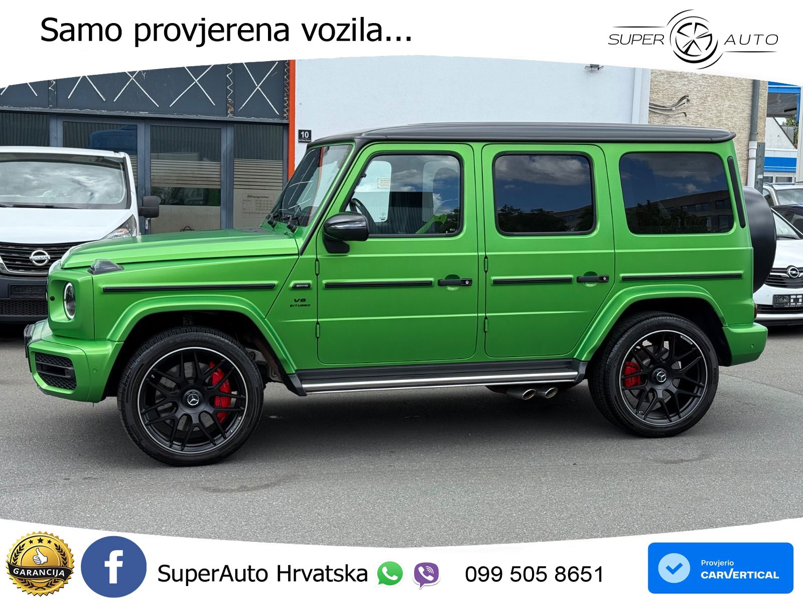 Mercedes AMG G 63 Long V8 (585 KS) 4MATIC 9G-TRONIC AMG SPEEDSHIFT TCT Manufaktur ZRAČNI+ACC+4xGR SJED+360