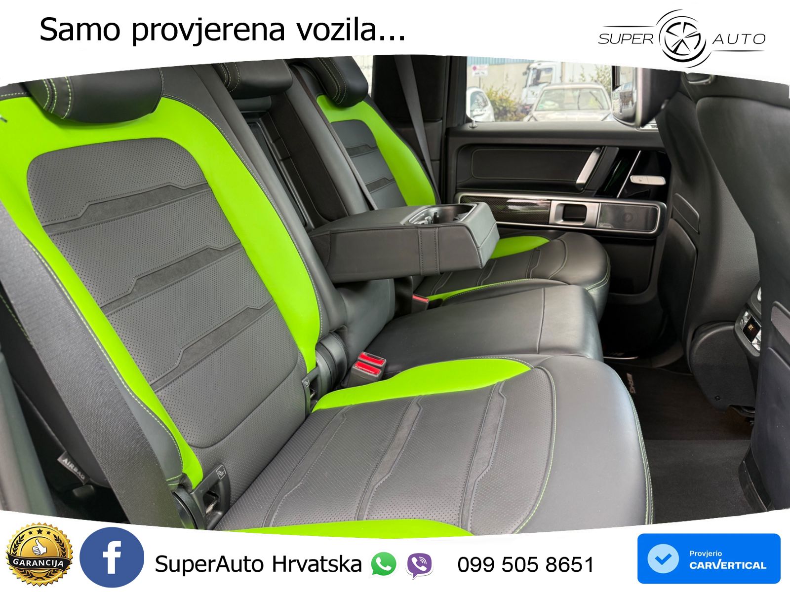 Mercedes AMG G 63 Long V8 (585 KS) 4MATIC 9G-TRONIC AMG SPEEDSHIFT TCT Manufaktur ZRAČNI+ACC+4xGR SJED+360