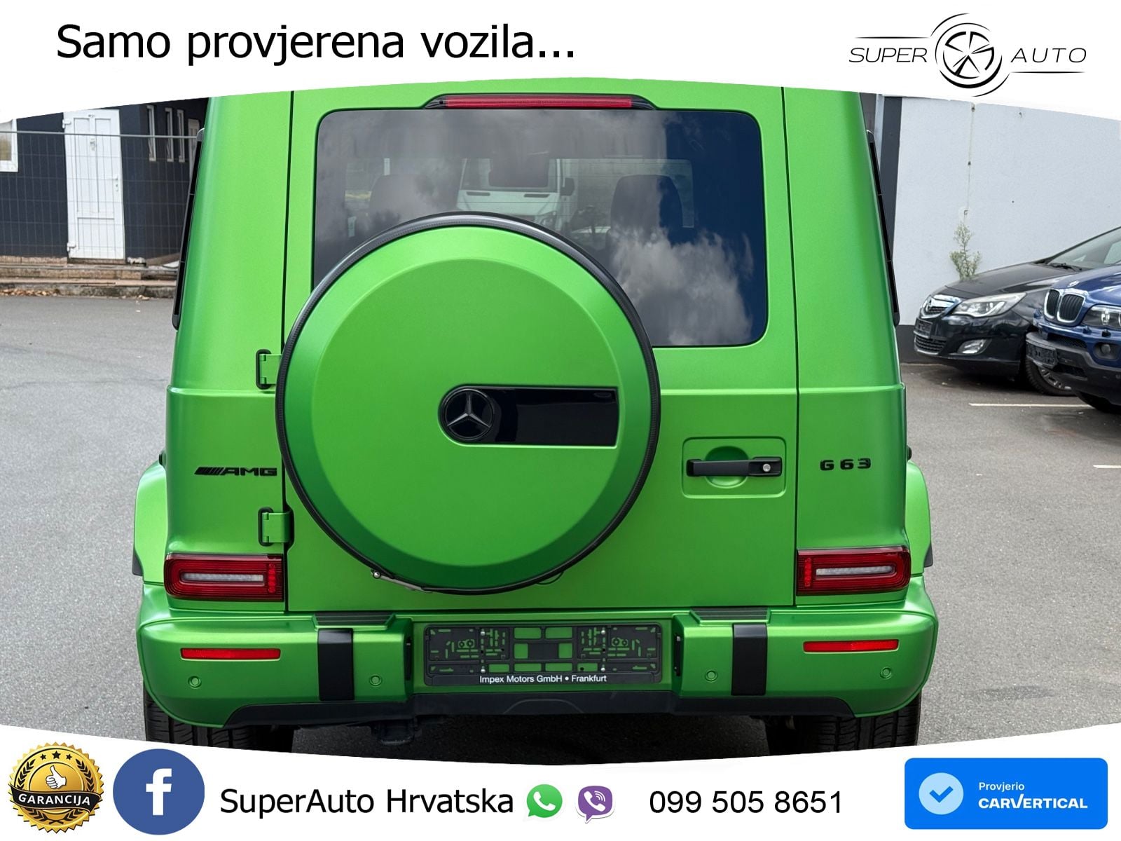 Mercedes AMG G 63 Long V8 (585 KS) 4MATIC 9G-TRONIC AMG SPEEDSHIFT TCT Manufaktur ZRAČNI+ACC+4xGR SJED+360