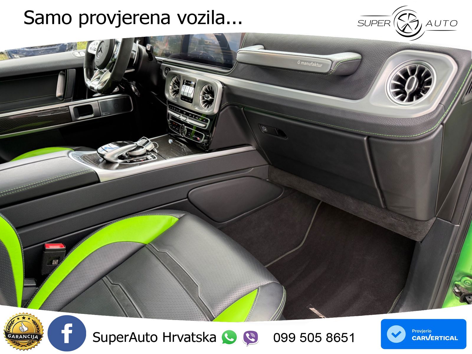 Mercedes AMG G 63 Long V8 (585 KS) 4MATIC 9G-TRONIC AMG SPEEDSHIFT TCT Manufaktur ZRAČNI+ACC+4xGR SJED+360