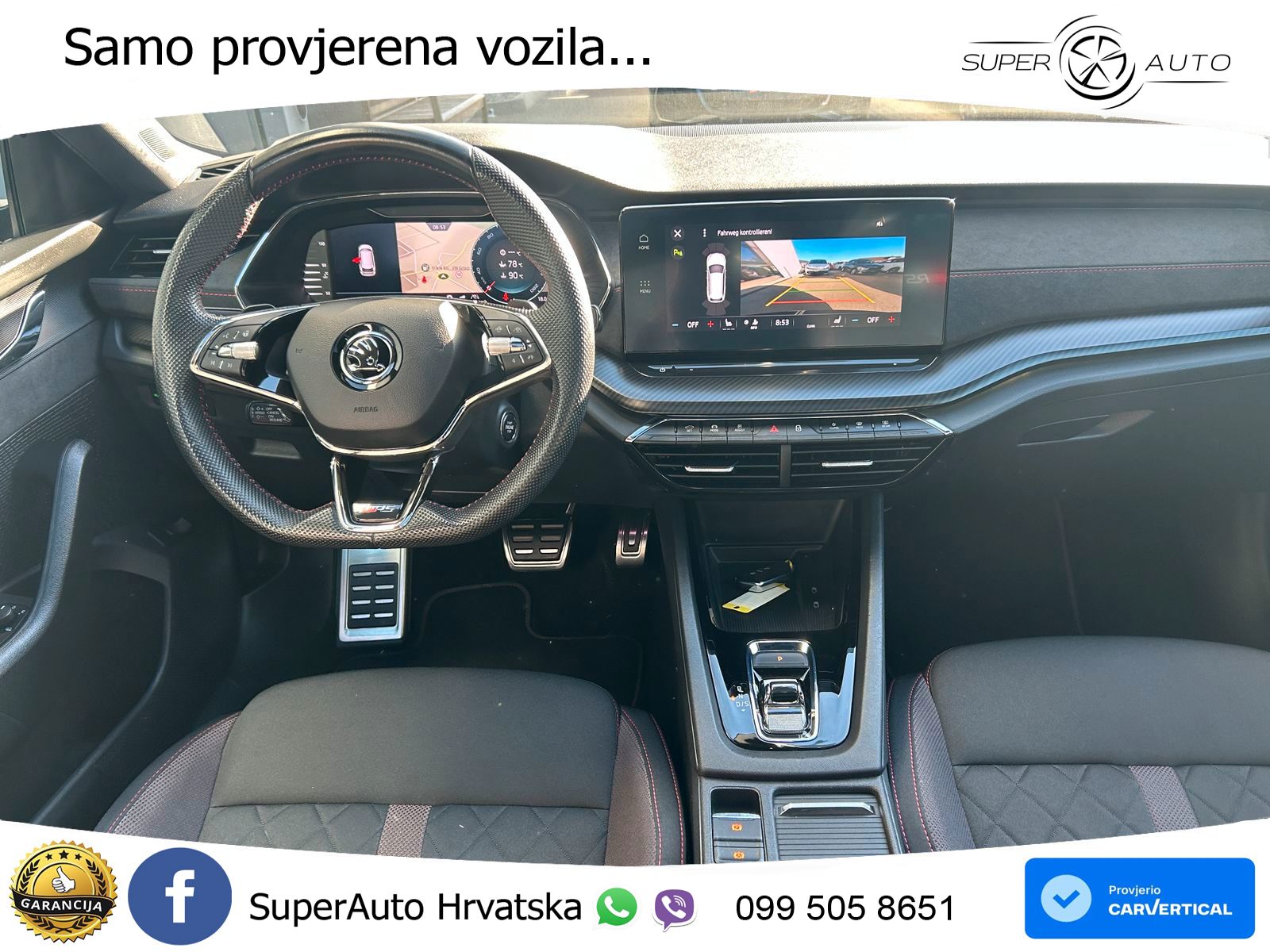 Škoda Octavia Combi RS 2.0 TDI (200 KS) DSG LED+GR SJED+ACC