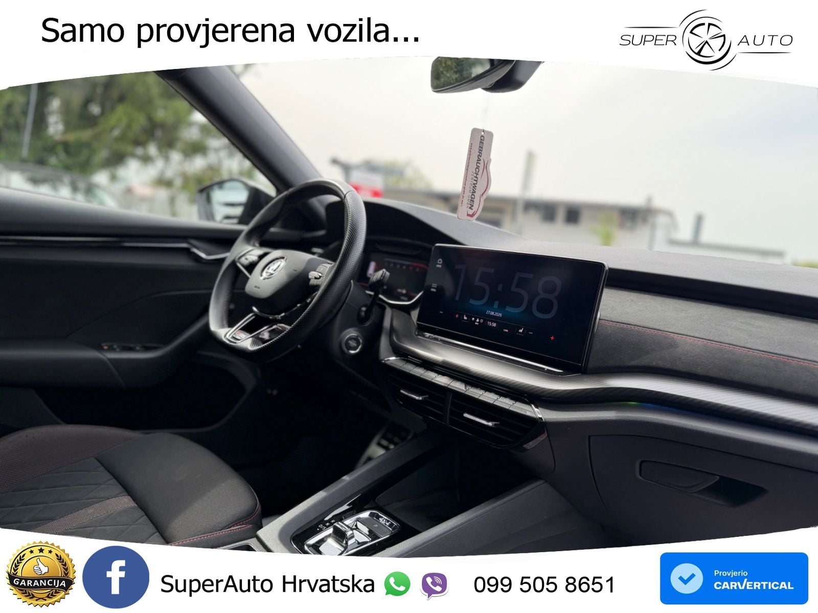 Škoda Octavia Combi RS 2.0 TDI (200 KS) 4x4 DSG LED+GR SJED+ACC
