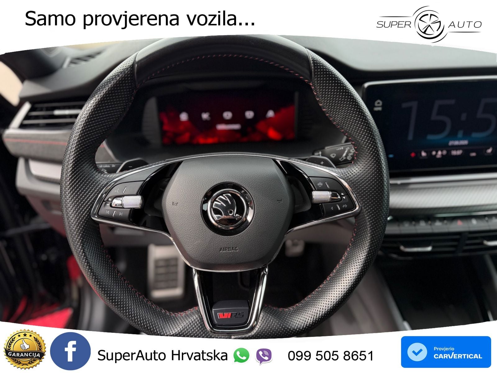Škoda Octavia Combi RS 2.0 TDI (200 KS) 4x4 DSG LED+GR SJED+ACC
