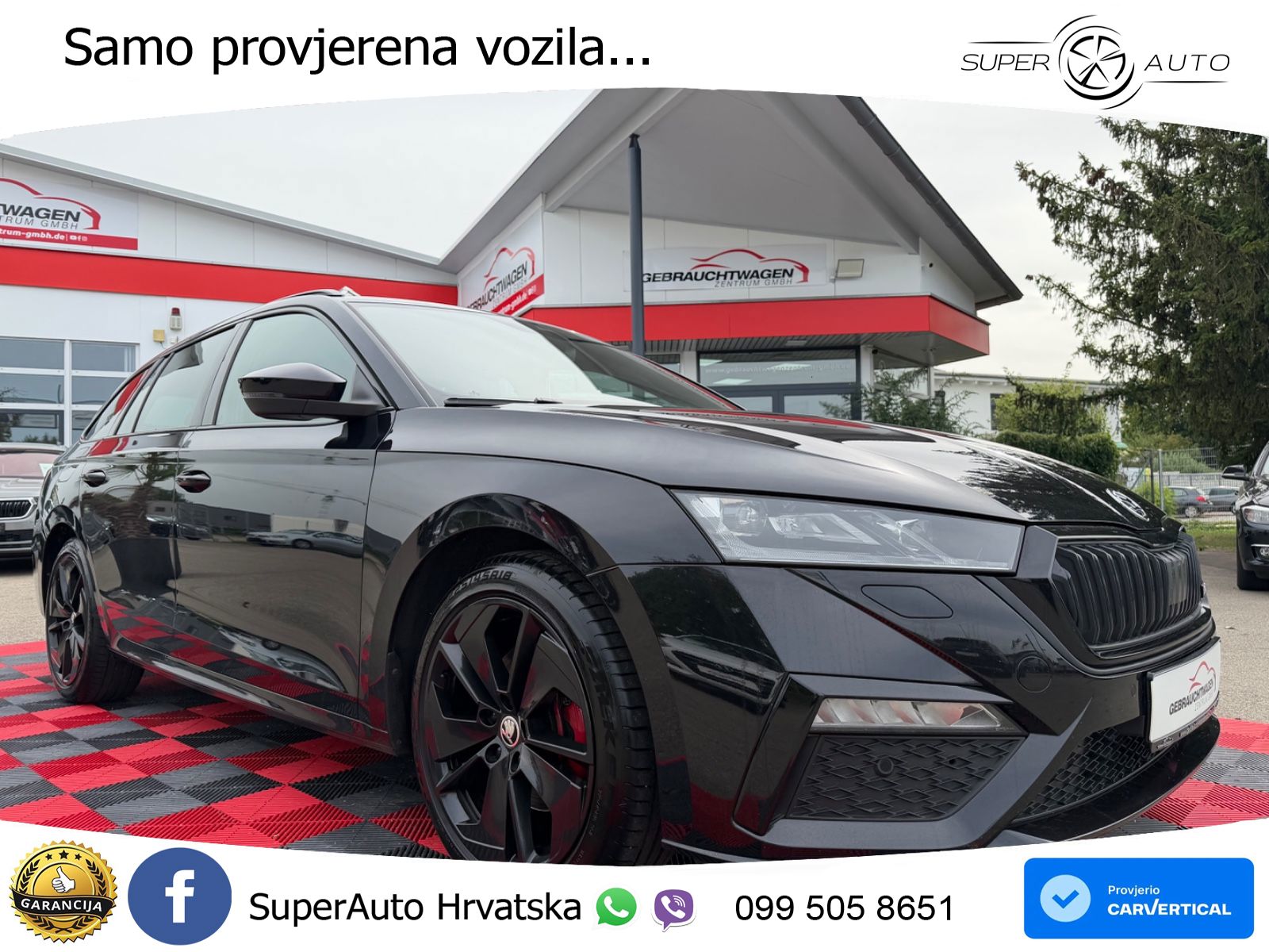 Škoda Octavia Combi RS 2.0 TDI (200 KS) 4x4 DSG LED+GR SJED+ACC