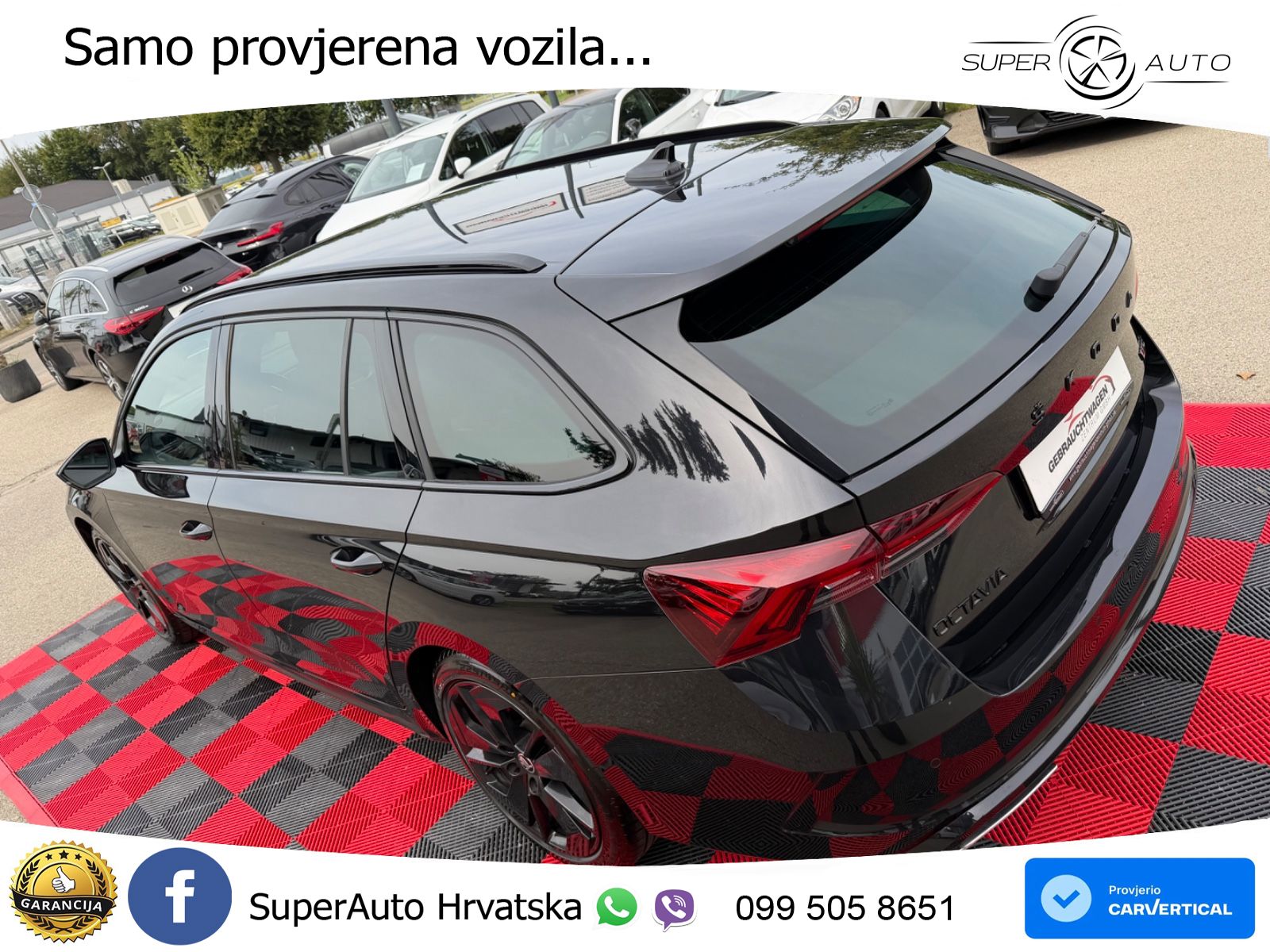 Škoda Octavia Combi RS 2.0 TDI (200 KS) 4x4 DSG LED+GR SJED+ACC