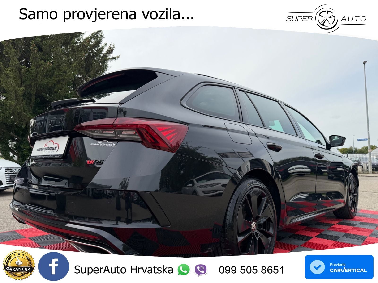Škoda Octavia Combi RS 2.0 TDI (200 KS) 4x4 DSG LED+GR SJED+ACC