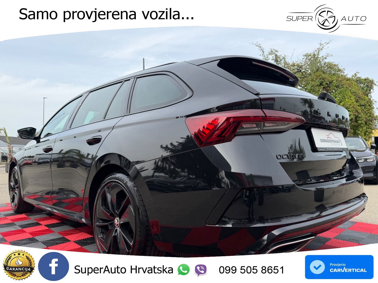 Škoda Octavia Combi RS 2.0 TDI (200 KS) 4x4 DSG LED+GR SJED+ACC