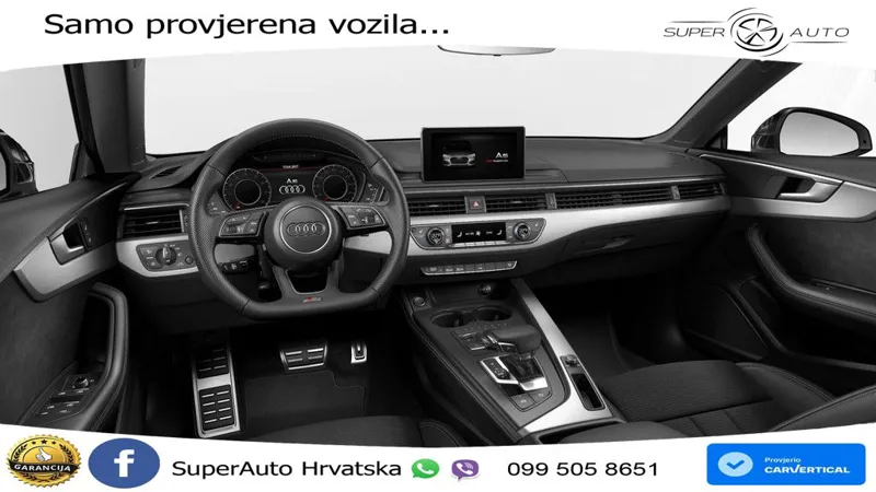 Audi A5 Sportback 40 TFSI (190 KS) S tronic S line LED+GR SJED+ACC
