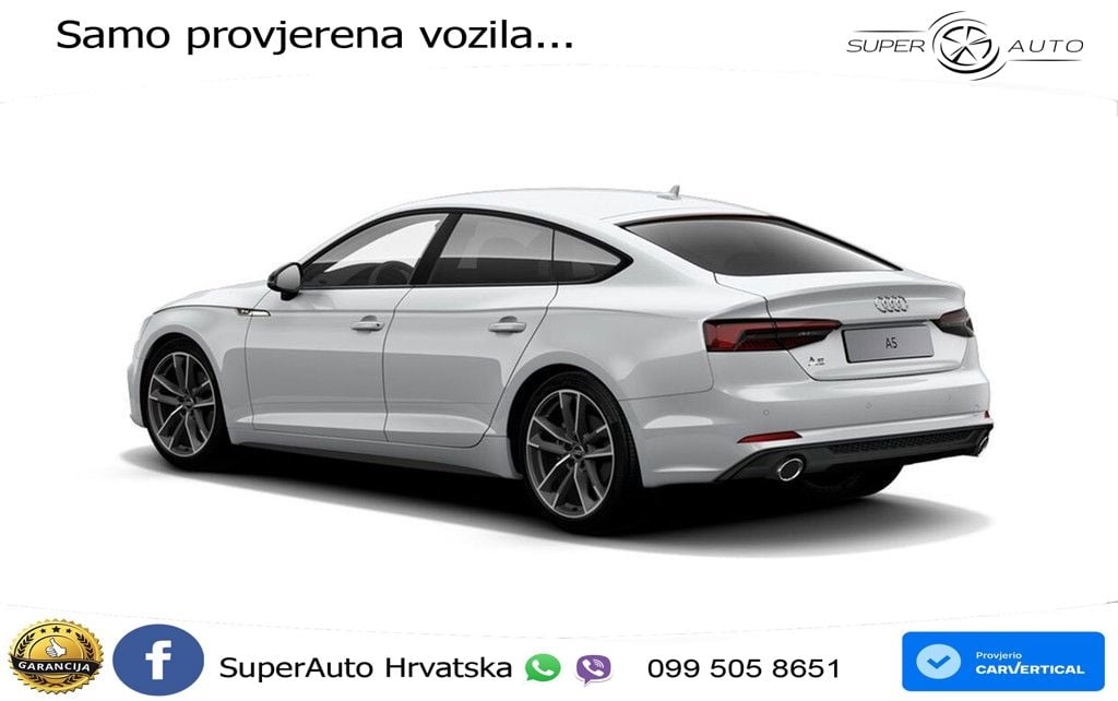 Audi A5 Sportback 40 TFSI (190 KS) S tronic S line LED+GR SJED+ACC