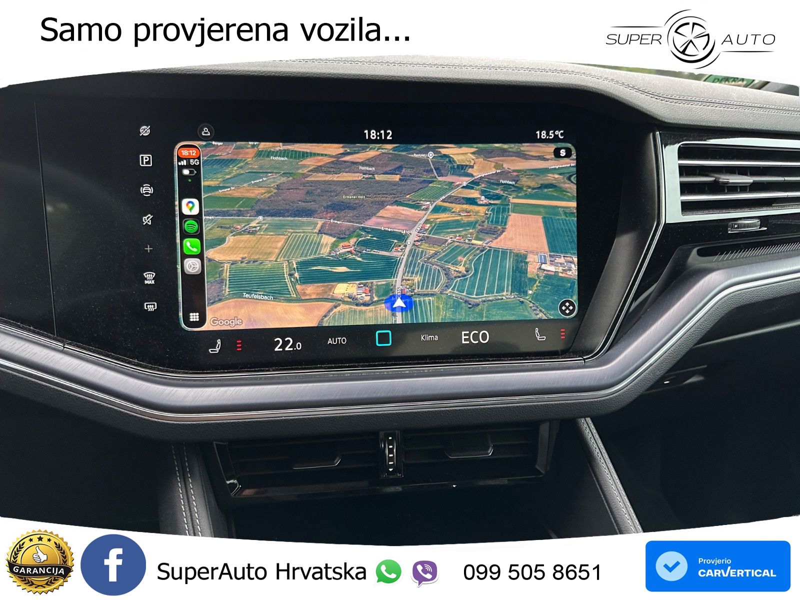 Volkswagen Touareg 3.0 V6 TDI (286 KS) 4MOTION Tiptronic ZRAČNI+ACC+4xGR SJED+KAM