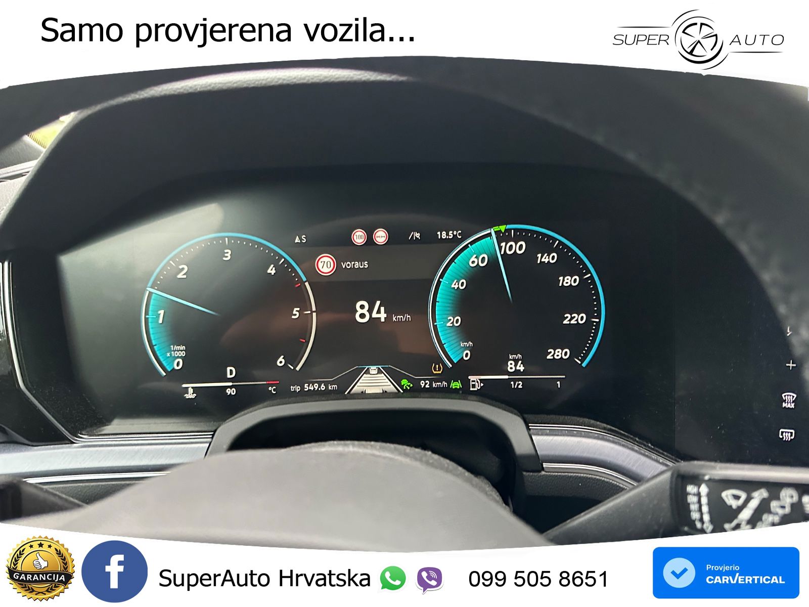 Volkswagen Touareg 3.0 V6 TDI (286 KS) 4MOTION Tiptronic ZRAČNI+ACC+4xGR SJED+KAM