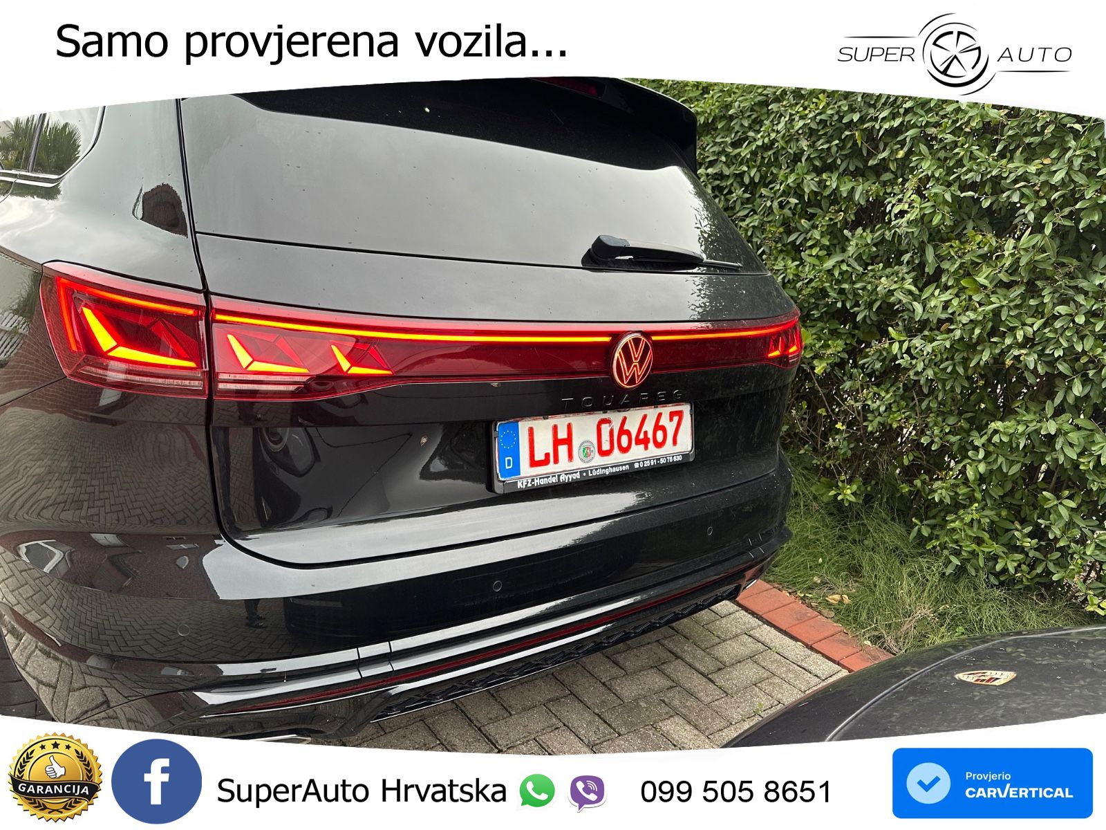 Volkswagen Touareg 3.0 V6 TDI (286 KS) 4MOTION Tiptronic ZRAČNI+ACC+4xGR SJED+KAM