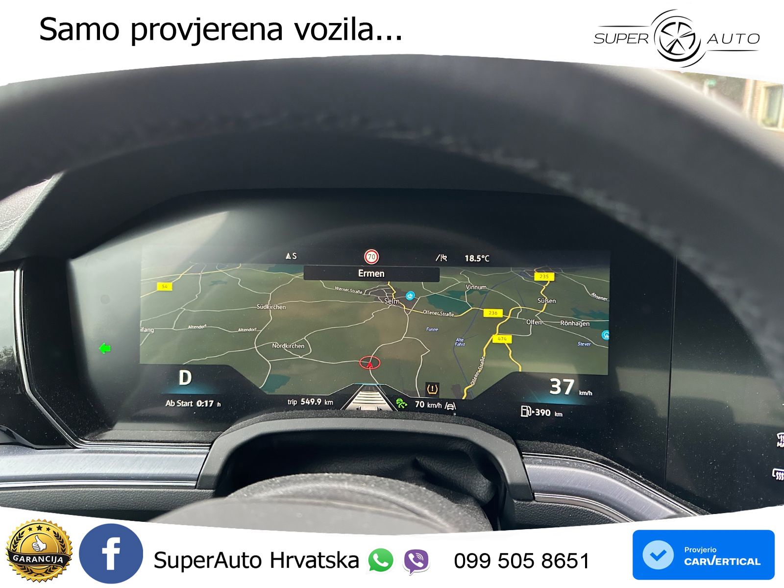 Volkswagen Touareg 3.0 V6 TDI (286 KS) 4MOTION Tiptronic ZRAČNI+ACC+4xGR SJED+KAM