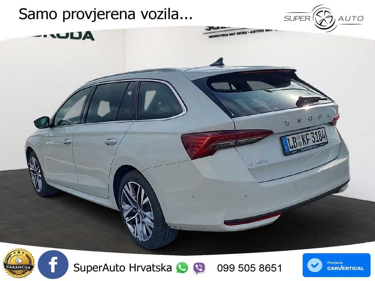 Škoda Octavia Combi 1.5 TSI (150 KS) DSG LED+GR SJED+ACC