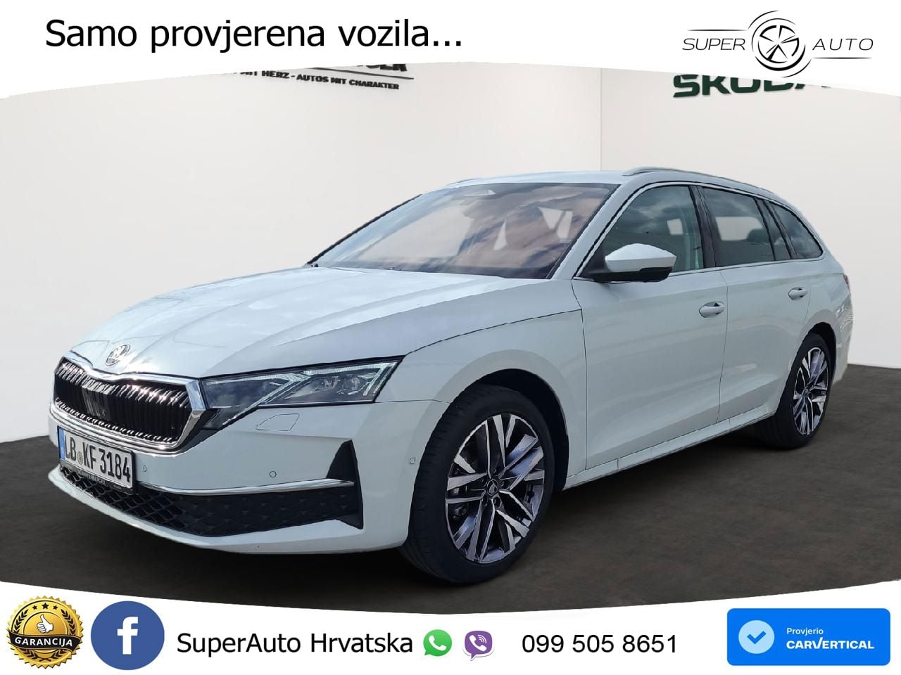 Škoda Octavia Combi 1.5 TSI (150 KS) DSG LED+GR SJED+ACC