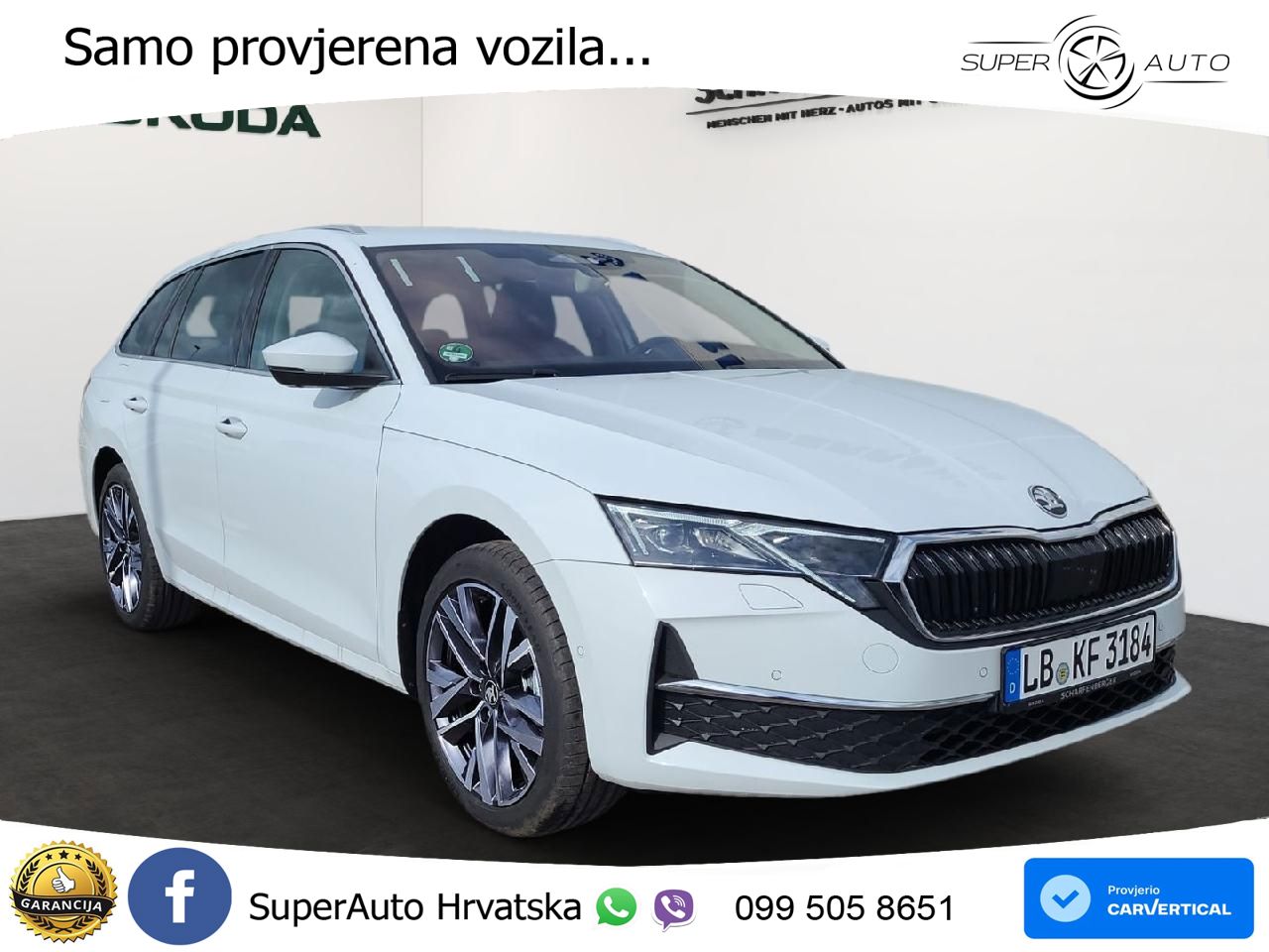 Škoda Octavia Combi 1.5 TSI (150 KS) DSG LED+GR SJED+ACC