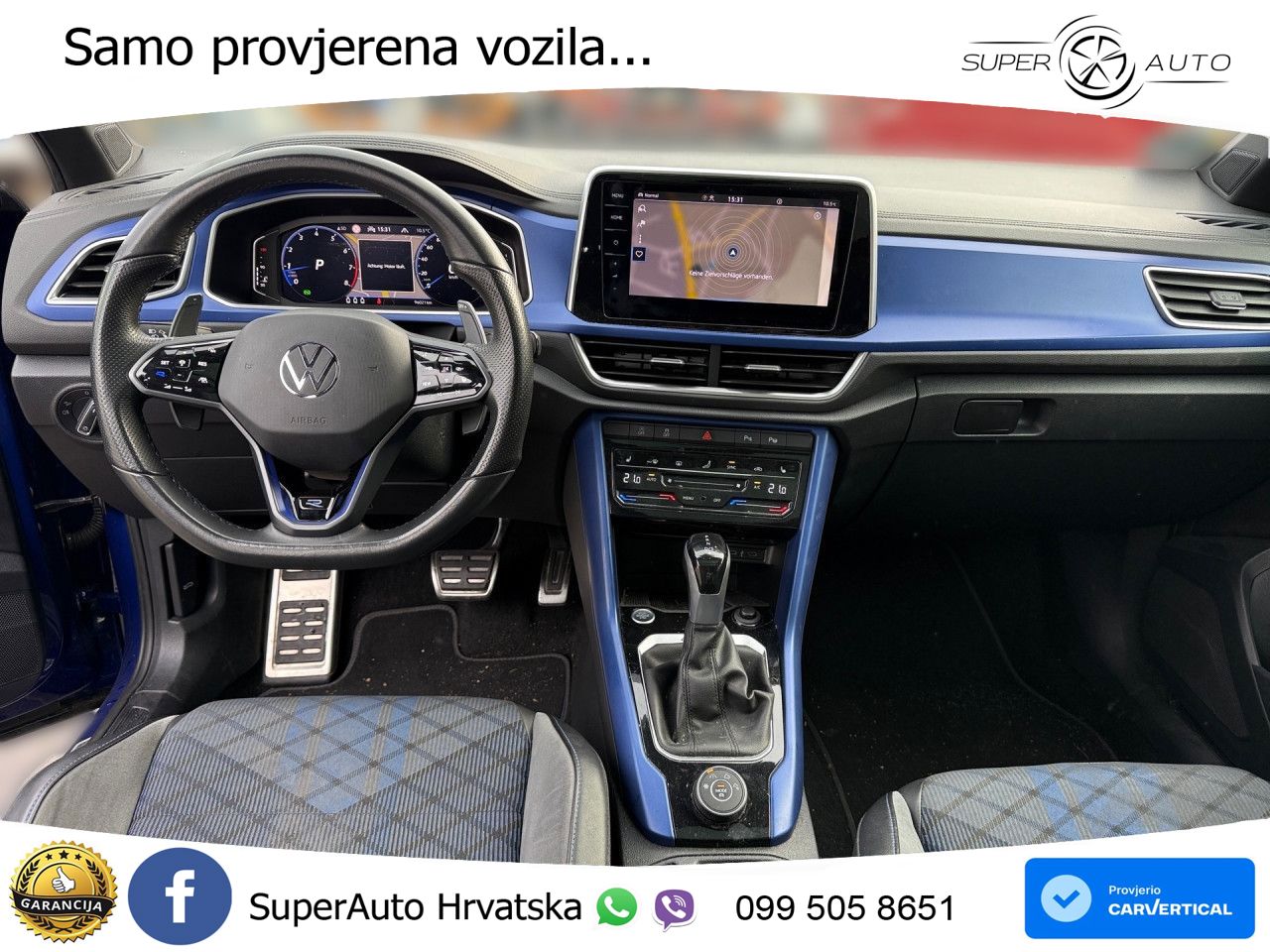 Volkswagen T-Roc R 2.0 TSI (300 KS) OPF 4M DSG MATRIX+GR SJED+KAM