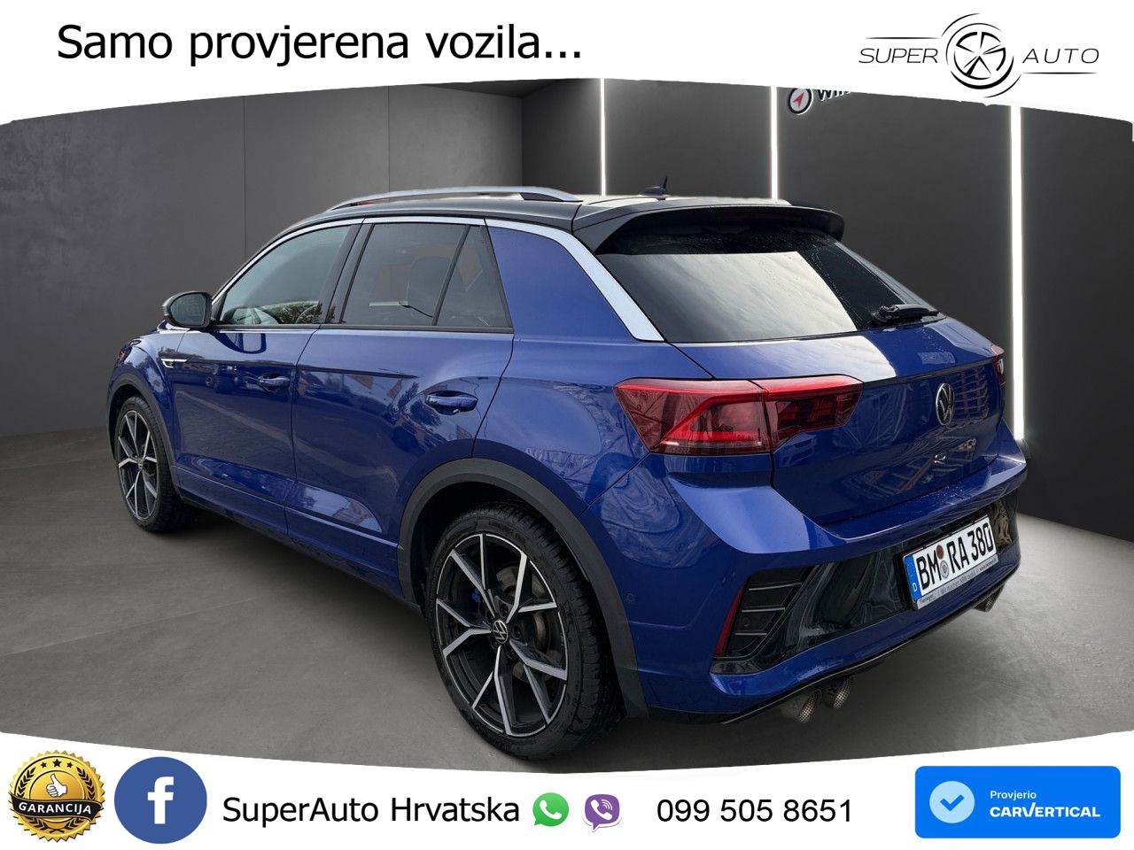 Volkswagen T-Roc R 2.0 TSI (300 KS) OPF 4M DSG MATRIX+GR SJED+KAM