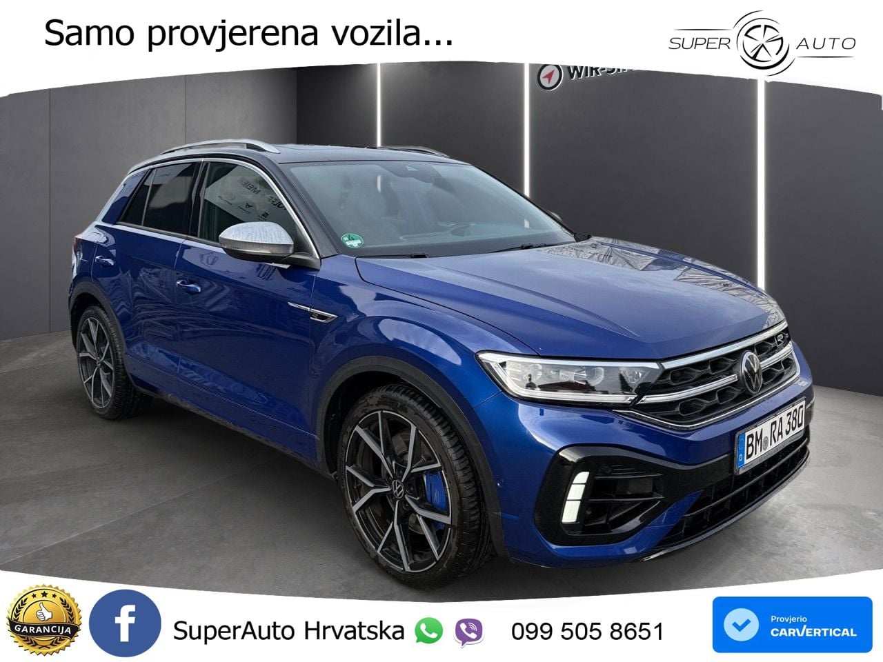 Volkswagen T-Roc R 2.0 TSI (300 KS) OPF 4M DSG MATRIX+GR SJED+KAM