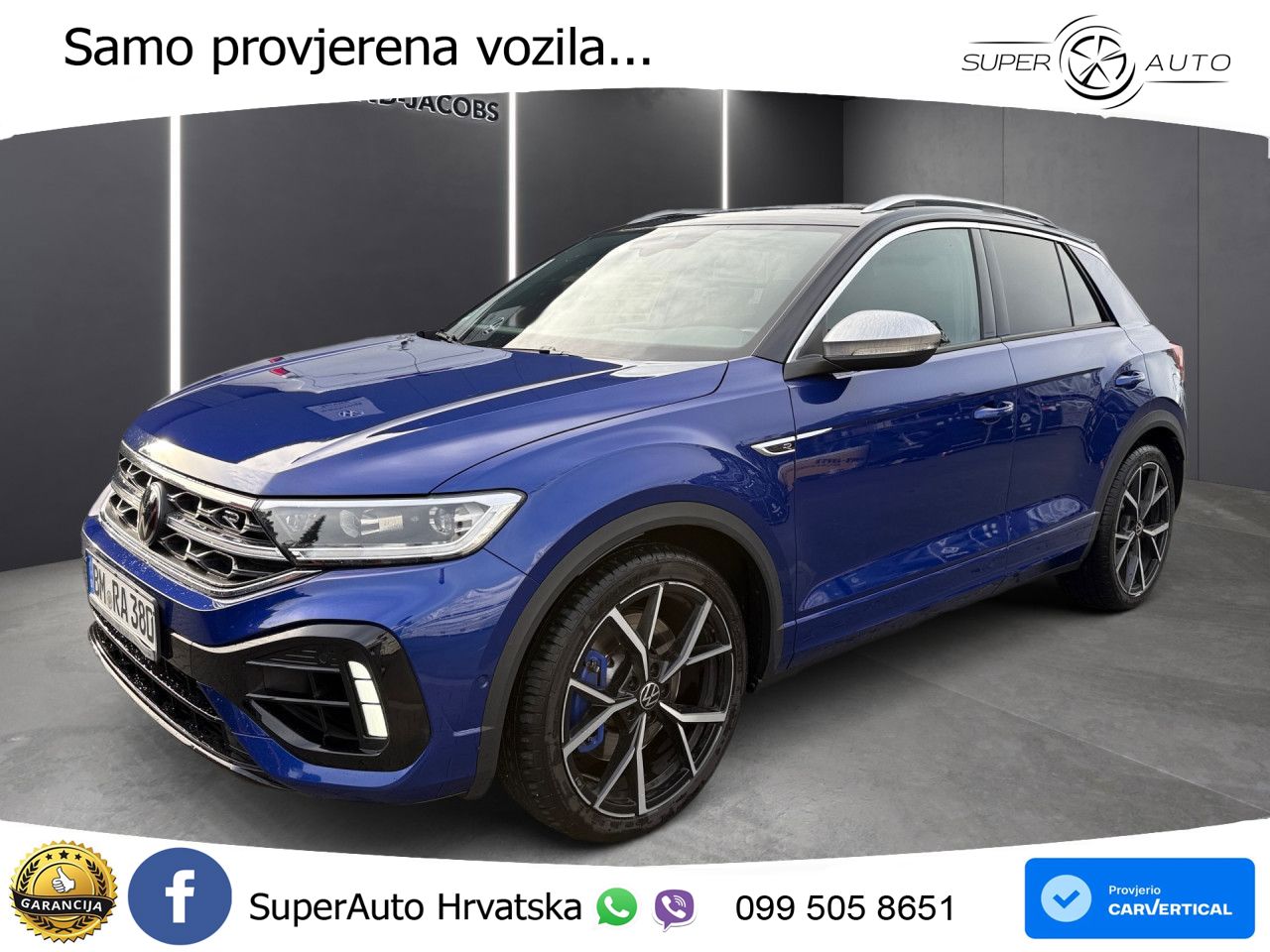Volkswagen T-Roc R 2.0 TSI (300 KS) OPF 4M DSG MATRIX+GR SJED+KAM